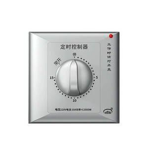 Minuteur mécanique de type 86, 220V 10A 2000W, commande rotative, pour pompe à eau, avec compte à rebours de 60 minutes et arrêt automatique - Product Image 1