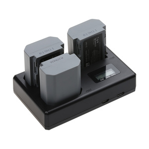 FB <span class=keywords><strong>NP</strong></span> <span class=keywords><strong>FZ100</strong></span> BC-QZ1 caméra <span class=keywords><strong>batterie</strong></span> <span class=keywords><strong>chargeur</strong></span> à trois emplacements pour sony A7R5 A7M4 A7M3 A7C2 ZVE1 A6700 SLR <span class=keywords><strong>batterie</strong></span> - Product Image 3