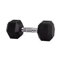 Ensemble d'haltères hexagonales réglables en caoutchouc avec logo personnalisé pour la musculation des bras, des épaules et de la poitrine, unisexe, pour la salle de sport