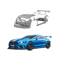 Kit de carrosserie large de conception de Robot de réglage de haute qualité pour Ford Mustang mise à niveau pièce automatique pare-chocs avant lèvre arrière jupe latérale capot 15-17