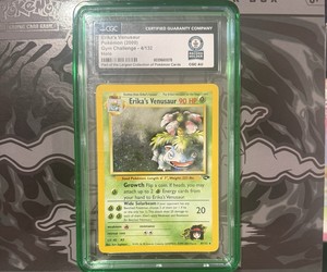 2000 Gym Challenge 4132 Erika's <span class=keywords><strong>Venusaur</strong></span> Holo CGC RECORD MONDIAL 11 - Product Image 1