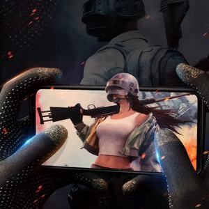 MEMO GG01 <b>Gaming</b> Finger Mitten Black Fiber <b>Gaming</b> <b>Gloves</b> Finger for Casual and E-Sports for Touchscreen Devices - Product Image 4