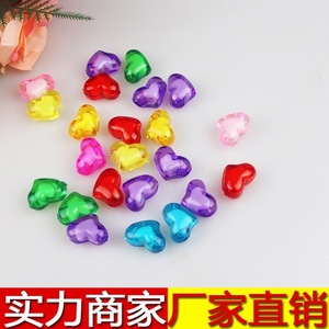 Acrylic Heart Shape Loose <b>Beads</b> For Bracelet Making Candy <b>Beads</b> ZTG Yiwu Origin Winter 2021 - Product Image 5