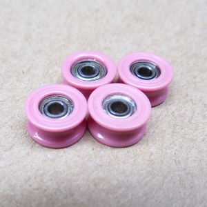 Rouleau en céramique solide avec roulement 99 #   Poulie de guidage de fil blanc, Pièces de machine à tresser - Product Image 3