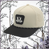 Hoge kwaliteit polyester 5-panel petten baseballcap groothandel aangepaste logo waterdicht verstelbaar luipaard fruit velours blad stippen