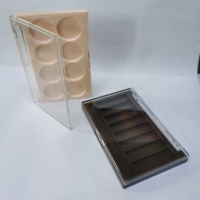 Palette de fards à paupières et de blush en plastique à prix abordable, nouveau style, différentes grilles, emballage personnalisé, marque privée