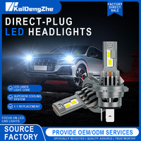 Ampoule de phare LED Kaidengzhe prix usine H4 H7 H11 9005 9006 64W 6400LM 6000K Canbus EMC Plug & Play