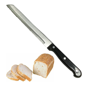 Cuchillo de cocina DFB817 con hoja fija dentada para cortar pan, jamón y pasteles. - Product Image 6