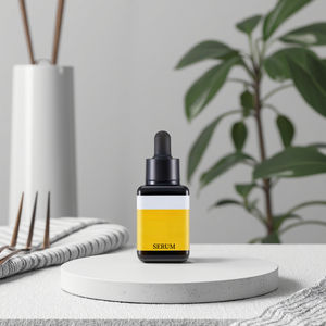 थोक विटामिन सी ब्राइटनिंग सीरम विटामिन सी नाइएसिमाइड हाइलूरोनिक एसिड चेहरे शाकाहारी चमक देखभाल सीरम - Product Image 4