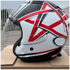 Casco VZ-RAM <span class=keywords><strong>Pedrosa</strong></span> Samurai Spirit Gold, Medio Casco para Motocicleta Todoterreno, Casco SZ-R VAS para Descenso, Carreras <span class=keywords><strong>de</strong></span> Montaña y Cross - Product Image 2