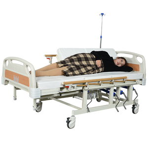 Multi-Function Manual Adjustable Half-Reversible Nursing Home Care Medical <strong>Bed</strong> With Toilet For Hospitals And Domiciles - Product Image 4