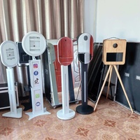 Cabina de Fotos Portátil con Ruedas de 70 Pulgadas Disponible en Stock y Lista para Envío Rápido
