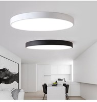 Offre Spéciale Télécommande Dimmable Moderne Ronde Plafonnier Intérieur Salon Surface Monté 911 Simple Plafonnier