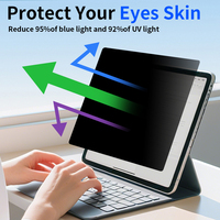 Film de protection d'écran anti-espionnage de haute qualité en PET, film anti-regard indiscret adapté aux tablettes iPad 10 Air 6 11 12,9 pouces
