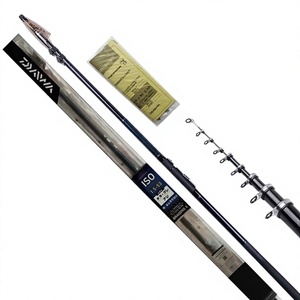 Canne à pêche <span class=keywords><strong>DAIWA</strong></span> LBT C <span class=keywords><strong>ISO</strong></span> Rock Fishing, canne à lancer en carbone souple à 4 sections, double usage pour la pêche en mer et à la main - Product Image 1