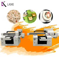 Imprimante alimentaire à plat automatique de taille A3 Machine à jet d'encre pour bonbons à gâteaux comestibles
