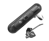 Panneau de verrouillage intelligent noir en alliage de Zinc FS2178 MS899, panneau de verrouillage, loquet de Compression, insertion de clé différente, serrure, poignée pivotante
