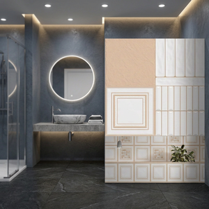 300x300 Premium Texture Glazed Ceramic Wall <b>Tiles</b> Durable Wall Decor for Office Apartment Lobbies & Bathroom 5 Year Warranty - Product Image 3