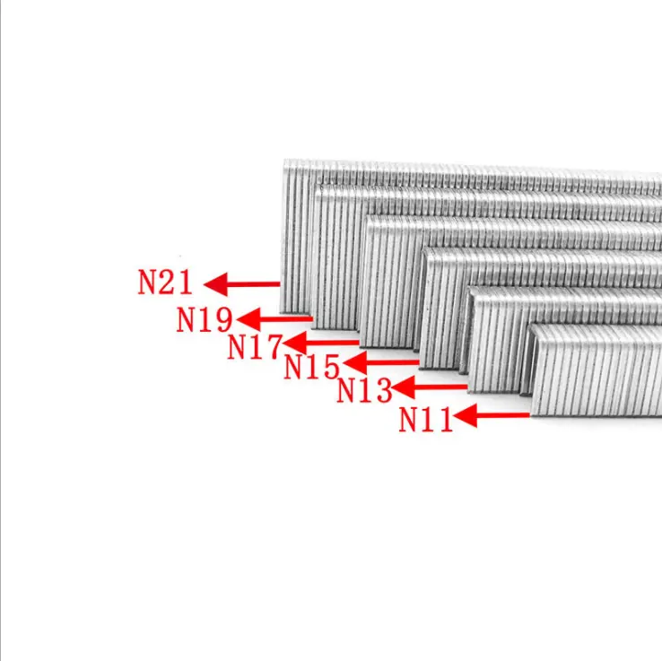 Производитель, оптовая продажа, N40, промышленная деревянная мебель, скобы, гвозди серии n для домашнего использования