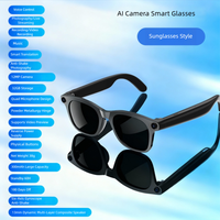 Lunettes Bluetooth Intelligentes de Traduction IA HY-1015 en Gros – Matériau PCABS, Caméra 1200W, Double Réduction de Bruit