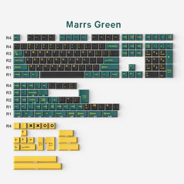 DIY Mechanical Keyboard Keycaps XDA/MDA/SA/DSA Contour Dye Sub Custom Keycaps PBT/ABS Mechanical Keyboard Keycaps