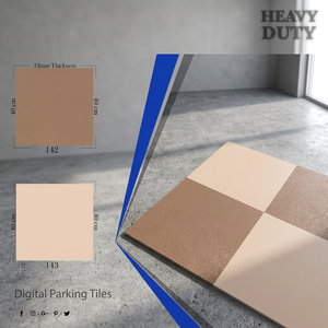 Carreaux de sol en porcelaine émaillée numérique Vistaar Modern Heavy Duty 16x16 pouces pour parking et espaces extérieurs - Product Image 3