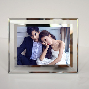 Bán Buôn Cao cấp Trang Trí Nội Thất Pha Lê 4*6 5*7 Inch Hình Ảnh Khung Món Quà Cưới Kính Khung Ảnh - Product Image 5