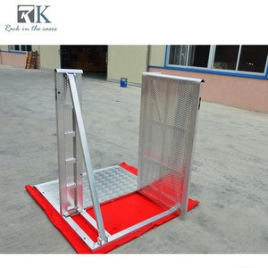Barrière pliante portative en aluminium de transporteur anti-montée de barrière de chargement forte - Product Image 5