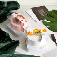 Vente chaude Récipient En Plastique De Mariage Salade Gâteau Alimentaire Boîte En Plastique Transparent Boîte En Plastique avec Couvercle En PET