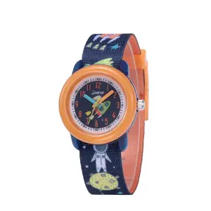 定制防水卡通数字手表儿童手表，适用于男女通用3d硅儿童手表