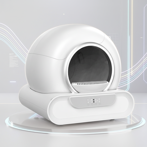 Bac à litière pour chat automatique à nettoyage automatique breveté, 65L, extra large, avec commande à distance par application, bac à litière intelligent pour les familles multi-chats - Product Image 2