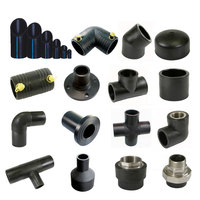PE100 125mm SDR11 Pn16 Conector rápido Suministro de agua Drenaje Nombres Socket HDPE Accesorio Electrofusión Butt Fusion Pipe Fitting