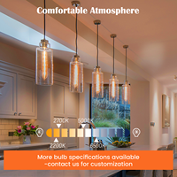 Ampoule LED T10A E26 2W 250lm à économie d'énergie de qualité supérieure, choix de luxe pour l'éclairage d'ambiance, la décoration élégante et l'éclairage nocturne