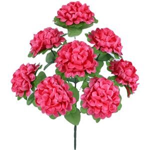 Flor falsa <span class=keywords><strong>de</strong></span> 9 cabezas, bola Artificial <span class=keywords><strong>de</strong></span> crisantemo con hojas, <span class=keywords><strong>flores</strong></span> <span class=keywords><strong>de</strong></span> <span class=keywords><strong>cementerio</strong></span> <span class=keywords><strong>para</strong></span> Graves - Product Image 4