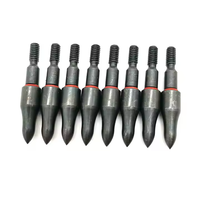 ACCMOS ID 6.2mm OD 7.1mm/7.4mm/7.6mm 100Grain 8/32 Standard Vis Point Tir à l'arc Cible Flèche Tête Large Pointes Têtes