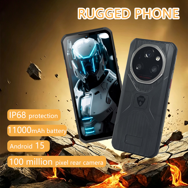 6.6-inch rugged industrial phone POC SOS Type-C rechargeable explosion-proof phone Rugged phone ODM/OEM