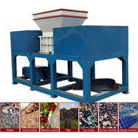 Broyeur de déchets métalliques industriel à double arbre robuste et automatique pour le recyclage des déchets d'aluminium, de fer et d'acier