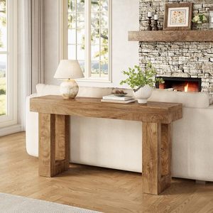 Tavolo Console in Legno Industriale Moderno da 63 Pollici, Facile da Montare, Arredamento per <span class=keywords><strong>Soggiorno</strong></span> - Product Image 4