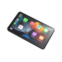 Pantalla CarPlay Portátil de 7 Pulgadas con HUD - Android Auto Inalámbrico, Arranque Rápido en 3s, Proyección de Velocidad OBD, Pantalla Táctil HD