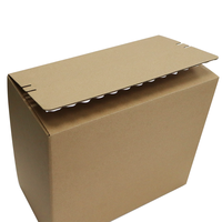 Bande détachable personnalisée Boîte d'expédition artisanale écologique Emballage d'enveloppe à fermeture éclair Boîte postale en carton ondulé pour la logistique