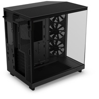 Computer Case H6 FLOW Black With 3 FAN Middle Tower Case Gaming Computer Case Tower Gaming PC