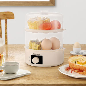 Cuiseur à œufs électrique à 2 étages BEREVE |   250W |   Arrêt automatique |   Grande cuve à eau |   Usage domestique |   Capacité de 1 à 7 œufs - Product Image 2