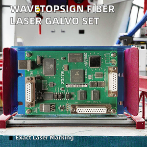 New WaveTopSign Fiber Laser Marking Machine Galvo Head <b>Set</b> Scan Lens JCZ Control Card 1 Year Warranty Made - Product Image 2