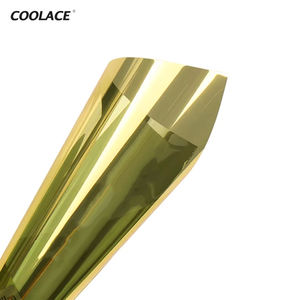Oro Plata Aislamiento térmico Protección DE PRIVACIDAD Película de construcción Ventanas DE LA CASA Película de espejo vidrioso decorativo - Product Image 1