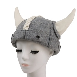 Chapeaux de sauna en laine et feutre de 2mm d'épaisseur, styles variés, service de broderie avec logo personnalisé disponible, chapeaux de douche - Product Image 4