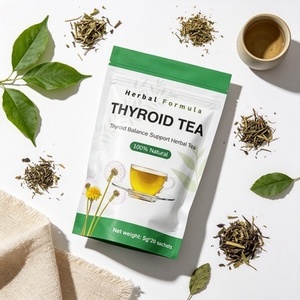 Té Herbal para el Equilibrio Hormonal Femenino, Bolsitas de Té de Rosa, Crisantemo, Diente de León y Poria, Mezcla Natural para el Bienestar y Apoyo de la Tiroides, Té Desintoxicante Natural - Product Image 1