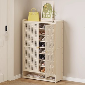 Zapatero de Bambú de Gran Capacidad, Moderno, a Prueba de Polvo, Impermeable, Ecológico, Multicapa, para Almacenamiento de Muebles del Hogar - Product Image 1