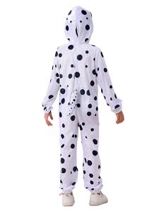 Costume de chien tacheté en fourrure pour enfants, adorable tenue de cosplay pour <span class=keywords><strong>Halloween</strong></span>, idéal pour les jeux de rôle et les spectacles - Product Image 4