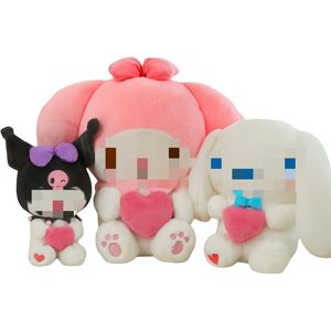 Peluches de Kuromi con <span class=keywords><strong>Melodía</strong></span> <span class=keywords><strong>Romántica</strong></span>, Muñeca Decorativa al por Mayor, Personaje de Anime Famoso, Juguetes de Peluche, Regalo para Niñas - Product Image 6