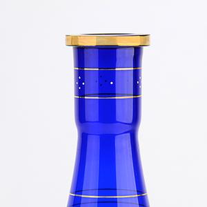 شيشة مصرية محمولة صغيرة الحجم بتصميم جديد مع حواف ذهبية حقيقية، شيشة اجتماعية بقاعدة على شكل بندقية AK47 للبيع بالجملة - Product Image 5